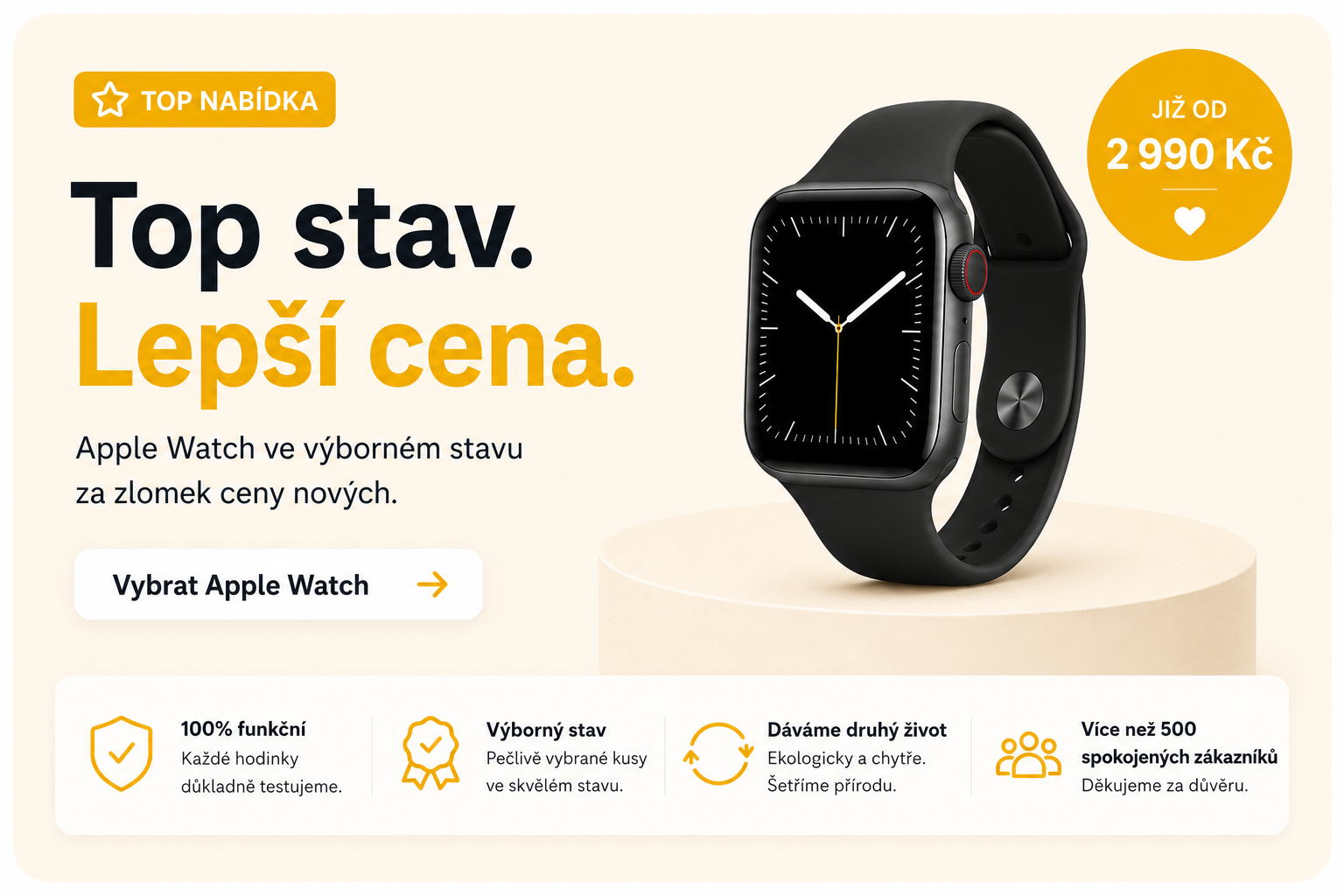 Top stav Apple Watch